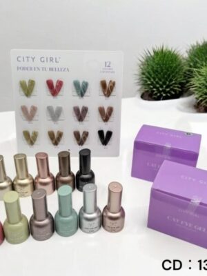 Esmalte ojo de gato City Girl para uñas