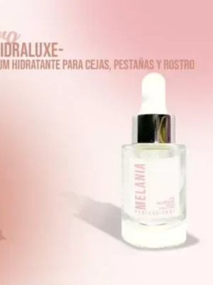 Serum Melania Pro Hidraluxe hidratante 3 en 1 para pestañas cejas y rostro