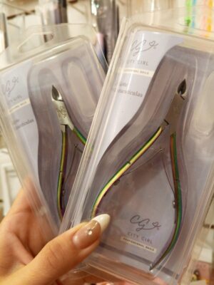 Corta cutículas City Girl tornasol – herramienta de manicura