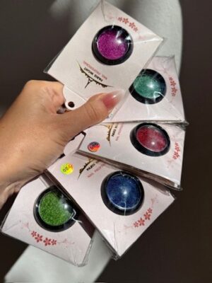 Polvo compacto efecto cromo Paris Night – pigmento para uñas