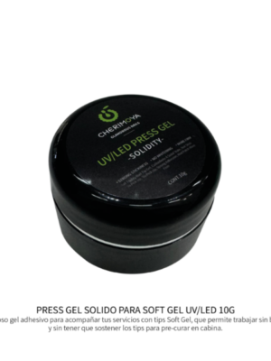 Press gel sólido Cherimoya 10 g para uñas