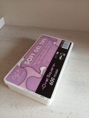 Tips City Girl x600 unidades para uñas OVAL SQUARE