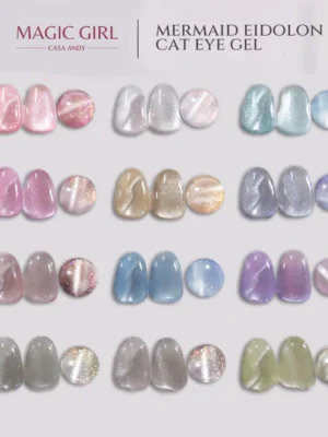 Esmaltes ojo de gato Magic Girl Mermaid Eidolon – efecto magnético